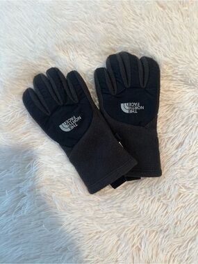 The North Face Women's Black Insulated Fleece Gloves XS